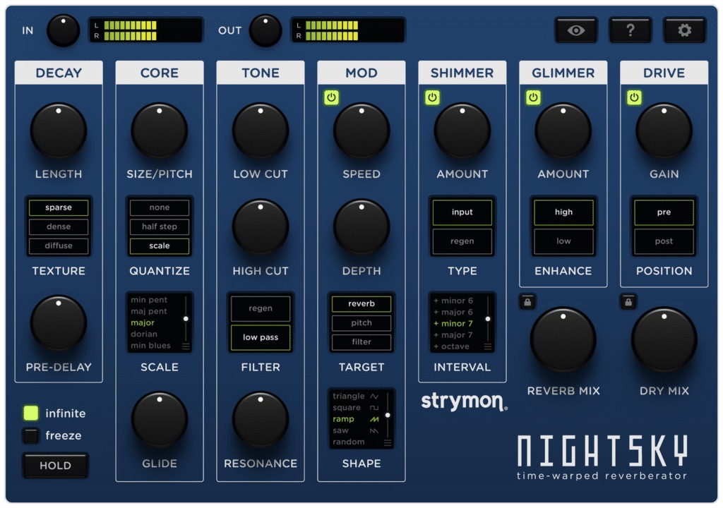 Strymon NightSky Plugin: el pedal de reverb experimental llega al